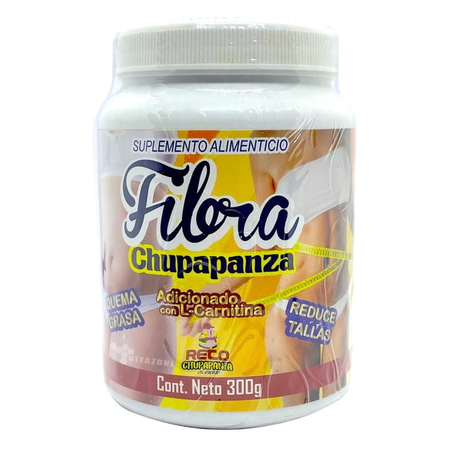Fibra Chupa Panza 300 g con Carnitina Alcachofa Jengibre Herbolaria Saludable CHUPAPANZAFIBRA