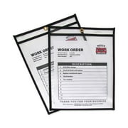 Shop Ticket Holders, Stitched, Both Sides Clear, 75 Sheets, 9 X 12, 25/box | Bundle of 2 Boxes