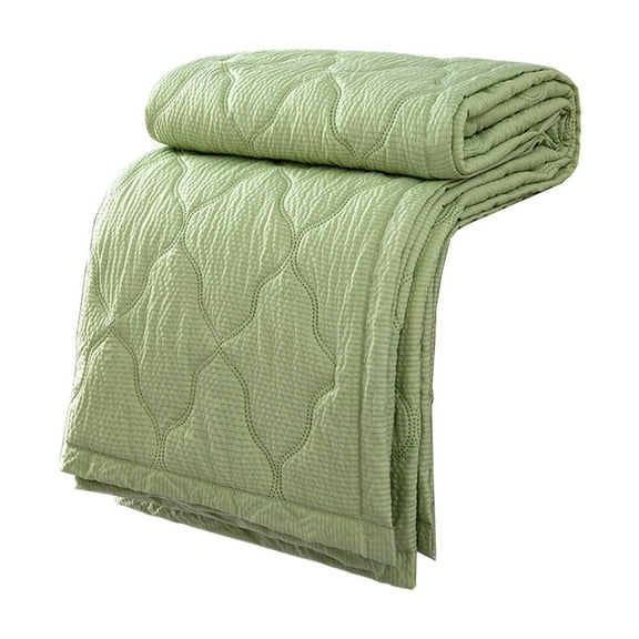 ChicYu Twin Size Summer Air Conditioning Quilt,Breathable Ice Silk Bedding for Kids Teens,Thin Quilt Core with Double-Layer Fabric,Machine Washable