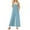 AA-Light Blue, variant on JURANMO Womens Casual Loose Jumpsuits Summer Boho Side Split Wide Leg Rompers Sleeveless Suspender Linen Overalls with Pockets Gray XL Sales of The Day Clearance Prime