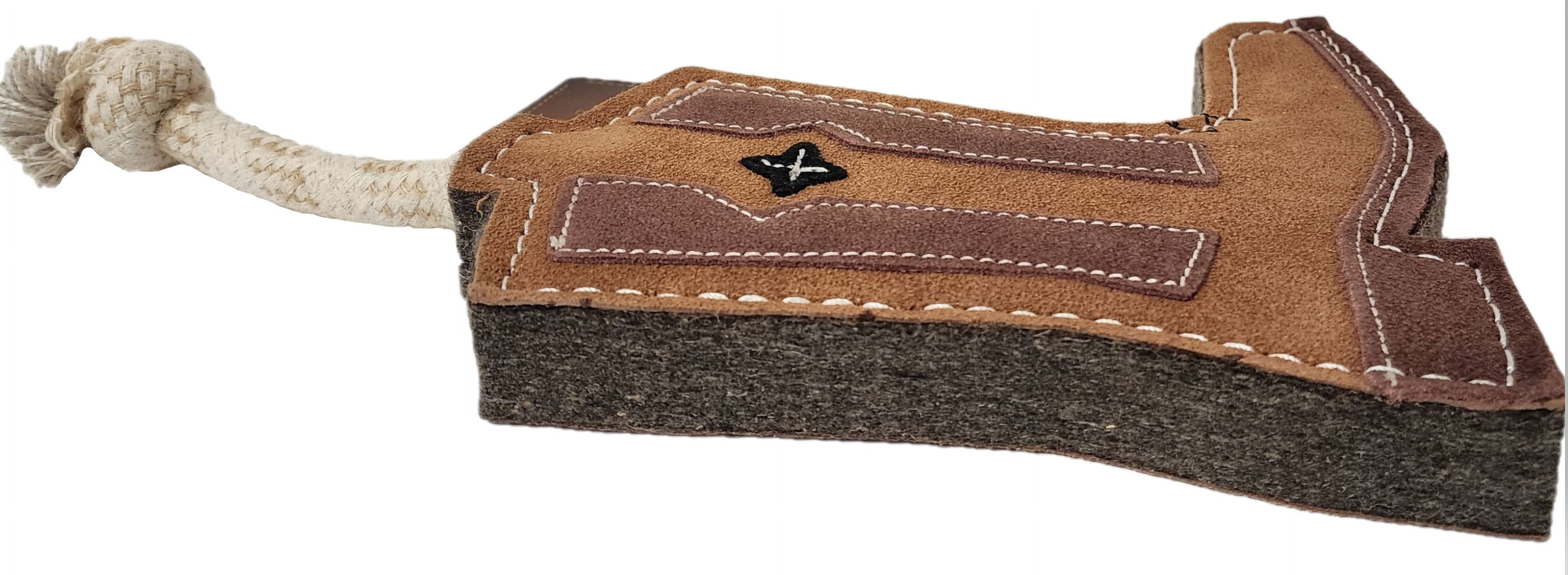 Advance Pet Products Tuff Dog Toy Cowboy Boot 1-Piece for Durability, Brown Cowboy Boot
