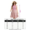 thumbnail image 5 of Plus Size Summer Dresses Women’s Sleeveless Square Neck Smocked Flowy Ruffle A Line Maxi Dress, 5 of 5
