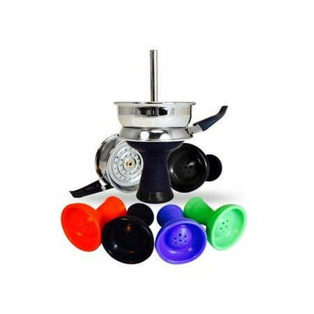 Glass Hookah Bowls VAPOR HOOKAHS EGYPTIAN STYLE SILICONE BOWL: SUPPLIES FOR HOOKAHS–These Hookah bowls are accessory pieces for shisha pipes. These accessories parts come in various colors & work like an HMD (Blue Bowl) ()