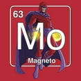 thumbnail image 2 of Men's Marvel Magneto Periodic Table Element  Pull Over Hoodie, 2 of 4
