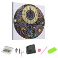 thumbnail image 3 of 5D Clock Wall Clock Diamond Painting Set DIY Painting Room Decor, 3 of 9