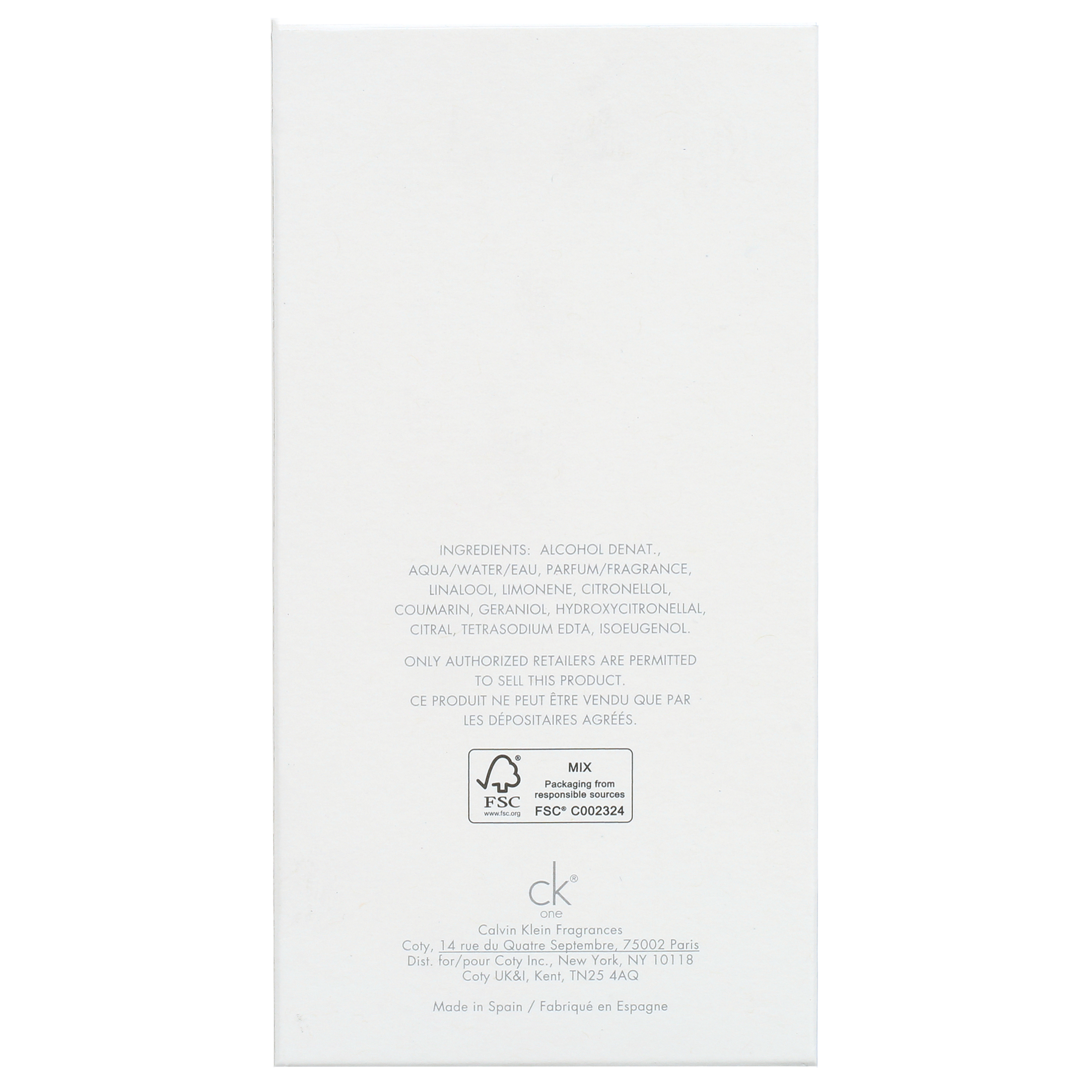 Calvin Klein CK One Eau De Toilette Spray, Unisex, 6.7 oz photo 6