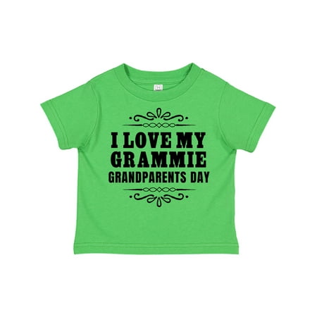 

Inktastic Grandparents Day I Love My Grammie Gift Toddler Boy or Toddler Girl T-Shirt