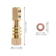 thumbnail image 2 of Tineasur 200Pcs Copper Flat Washers For Professional Mechanics In Automotive Work, 2 of 8