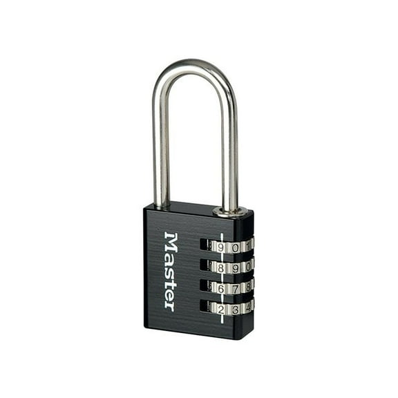 Master Lock Black Finish Combination Padlock
