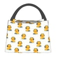 thumbnail image 1 of Disketp Cute Duck With Headphone Bolsa Térmica Estampada, Bolsa Térmica Aislante para Almuerzo, Playa y Campamento, 1 of 6
