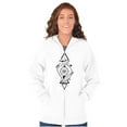 thumbnail image 3 of Dual Whales Compass Spirit Animal Zip Up Hoodie Men's Women's Brisco Brands S, 3 of 6