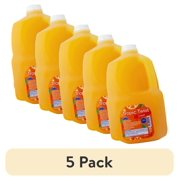 (5 pack) Tropic Twist, Orange Juice Flavor, 120 oz, Refrigerated, No Pulp, Smooth, Plastic Bottle, New