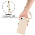 thumbnail image 2 of Compatible with iPhone 16e Wallet Case with Credit Card Holder & Cash Slot, RFID Blocking Durable PU Leather Flip Magnetic Protective Stand Cover Wrist Strap Women Men,Apricot, 2 of 7