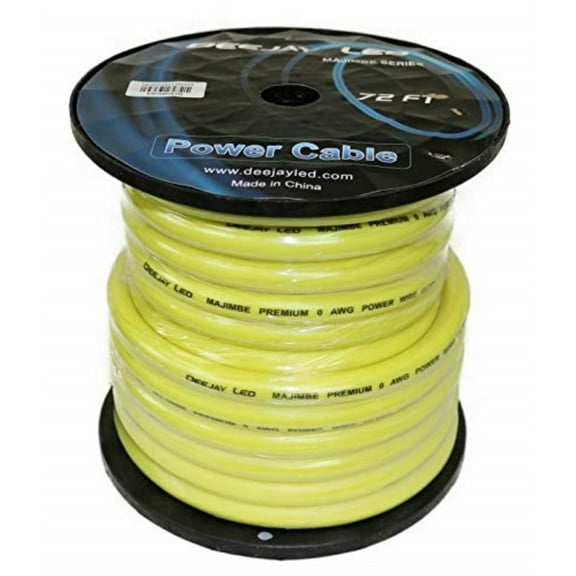 0 Gauge 72 FT 70% Aluminum/30% Copper Po