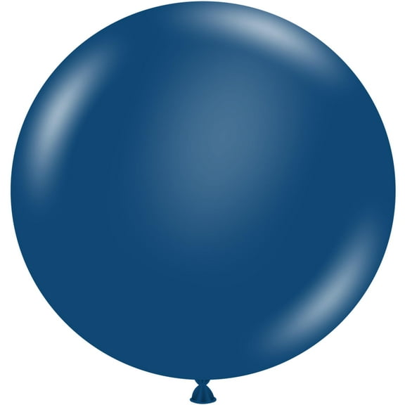 2 Tuftex Giant Navy Round Balloons 36" Made in USA