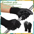 thumbnail image 3 of Armscye 12 Pairs Nitrile Coated Work Gloves, Snug Fit Non-Slip Grip for Precision Tasks, Unisex for Men & Women, Perfect for DIY, Gardening, Automotive Repair, and Assembly Work, 3 of 7