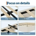 thumbnail image 3 of Wood Bed Frame, Fluted Wooden Platform Bed, Easy Assembly, No Box Spring Needed, Noise Free, 3 of 6