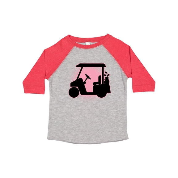 Inktastic Golfing Girls Golf Cart Girls Toddler T-Shirt