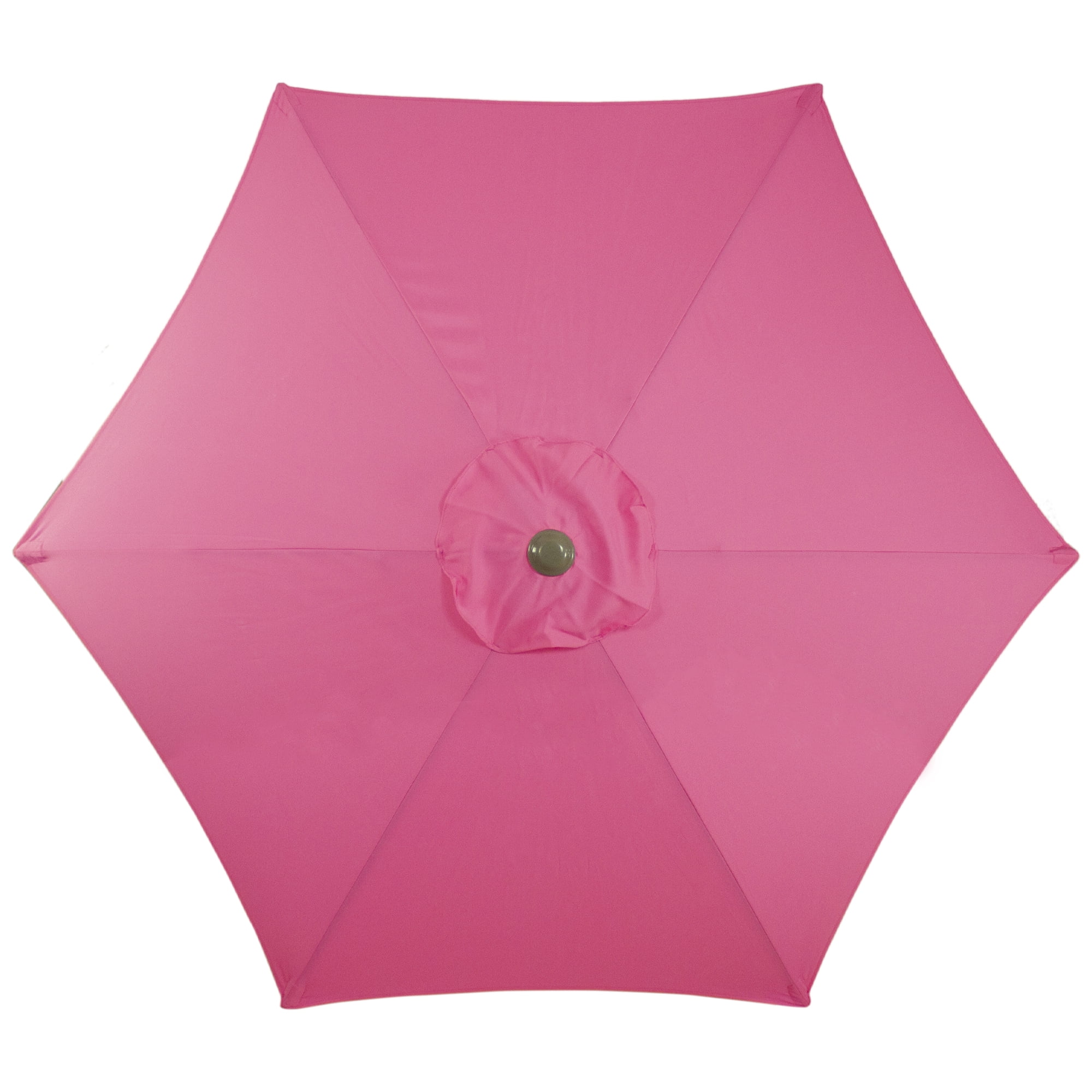 Northlight 7.5' Outdoor Patio Market Umbrella with Hand Crank - Pink