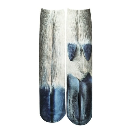 

YUEHAO Aldult Humor Animal Socks Printed 3D Socks Novelty Animal Stocking For Men Women L