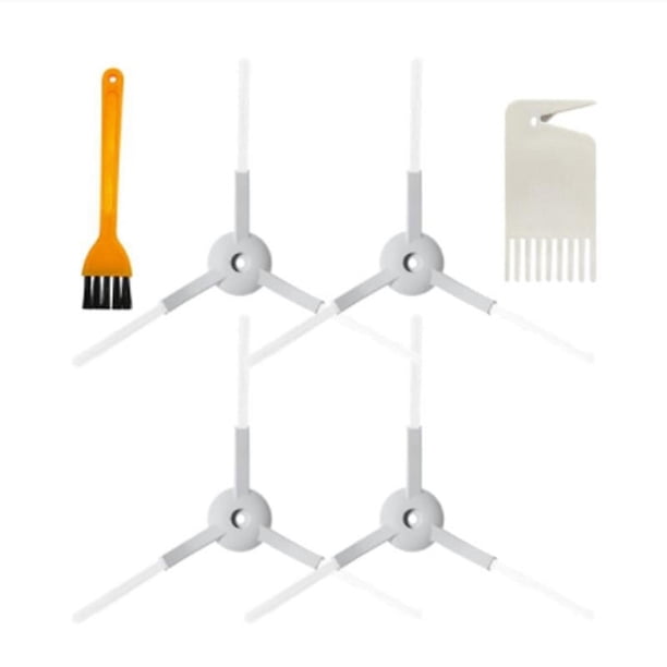 Cepillo Lateral Allinless Reemplazo Xiaomi Mijia G1 Mi Robot Cleaner Blanco Amarillo