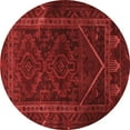 thumbnail image 1 of Ahgly Company Indoor Round Persian Red Traditional Area Rugs, 7' Round, 1 of 4