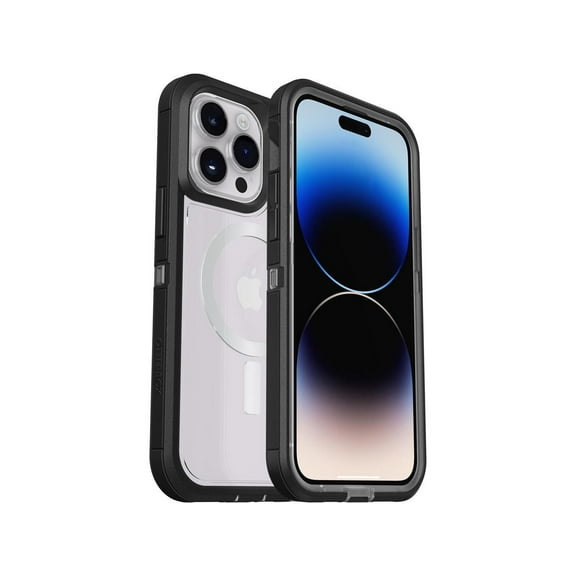 OtterBox Defender Series XT Black Crystal (Clear/Black) iPhone 14 Pro Max Case with MagSafe 77-90066