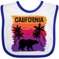 thumbnail image 3 of Inktastic California Sunset Vacation Beach Girls Baby Bib, 3 of 4
