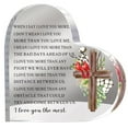 thumbnail image 5 of Acrylic Heart Sympathy Memorial Gift for Loss of Loved One Condolence Remembrance Keepsake Table Decor for Mom Dad Grandma Friend Remembrance Decor, 5 of 5