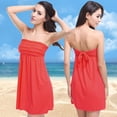 thumbnail image 2 of Plus Size Swim Cover Up Set,Swimsuits Cover Up For Women 1 Piece Bathing Suits Women Lace Up, 2 of 3