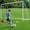 Metal Foldable White, variant on 6x4ft Soccer Goals, Foldable PVC Full Size Soccer Goal for Backyard, Weatherproof Metal Soccer Goal for Teens/Adults Practice Training,White