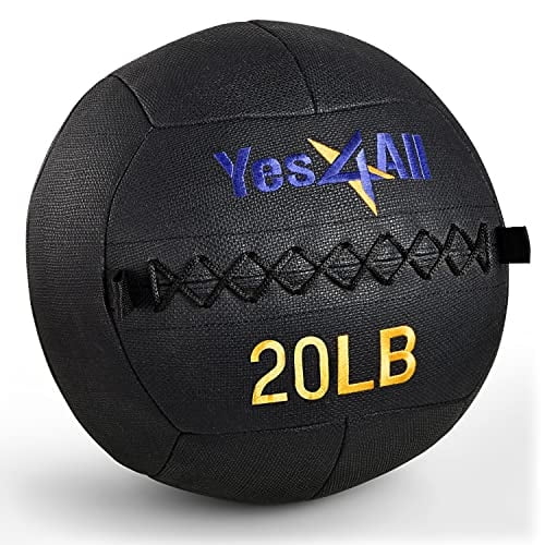 Pelota medicinal blanda Yes4All de pared, 9 kg, con pegatina Target