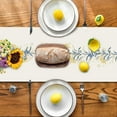 thumbnail image 3 of Summer Table Runner 71 Inches Long Spring Flower Wild Leaves Seasonal Runner for Tables Dining Room Blue White Yellow Floral Holiday Dinner Runner Party Table Decoration, 3 of 4