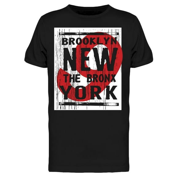 New York Locations 9 T-Shirt Men -Image by Shutterstock, Male 3X-Large