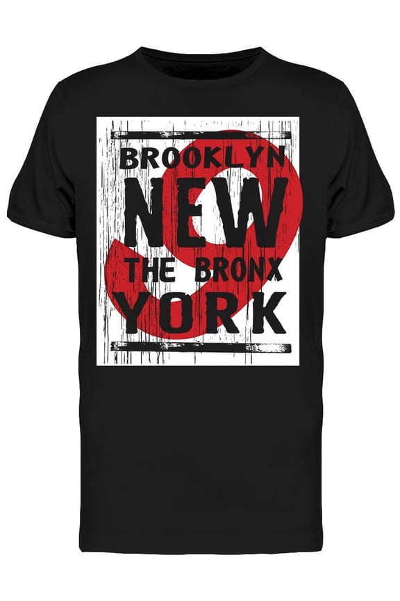 New York Locations 9 T-Shirt Men -Image by Shutterstock, Male Small