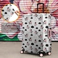 thumbnail image 4 of White Cow Cloud Pattern Luggage Cover Fashion Suitcase Cover Baggage Covers Fit 25-28 Inch Luggage (Go Travel), 4 of 5