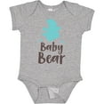 thumbnail image 3 of Inktastic Baby Bear, Bear Cub, Cute Bear, Little Bear - Blue Boys Baby Bodysuit, 3 of 5