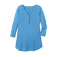 thumbnail image 2 of Woman Within Plus Size Three-Quarter Sleeve Zipper Tunic, 2 of 5