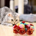 thumbnail image 3 of MIANGASTORE 15Pcs Colorful Cat Plaything Cat Self Diversion Toy Cat Chewing Toy Cat Chewing Ball, 3 of 7