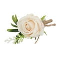 thumbnail image 5 of 5 Pcs Wedding Boutonniere Pin Fixed Plastic Artificial Flower Corsage For Bride And Groom, 5 of 21