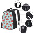 thumbnail image 3 of Sigee Watermelon for Simple large capacity backpack Travel Laptop Backpack, Business for Travel and Daily Use, 3 of 9