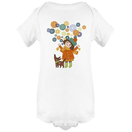 

Girl With A Dog Bodysuit Infant -Image by Shutterstock 24 Months