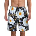 thumbnail image 1 of Bathing Suit Gold Chains Board Shorts Summer Beads Print Y2K Retro Beach Shorts Men's Design Quick Drying Swim Trunks, 1 of 5