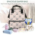 thumbnail image 5 of Fuzoiu Cute Panda Print Diaper Bag Backpack,Baby Essentials Travel Tote,Multi function Waterproof Diaper Bag, Travel Essentials Baby Bag - Unisex, 5 of 6