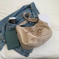 thumbnail image 4 of Bolsa Lona Estética Hobo Botón Tote Moda Bandolera Correa Ajustable Ndcxsfigh Para Estrenar, 4 of 9