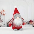 thumbnail image 3 of Christmas Gnome Decorations, Christmas Handmade Gnomes Furry Doll with Hat, Cloth Tree Table Centerpieces for Desk Shelf Fireplace Home Winter Holiday Party Christmas, 3 of 4
