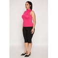 thumbnail image 3 of Womens Plus Size Sleeveless Mock Neck Top, 3 of 4