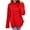 Red, variant on IROINNID Reduced Womens Sweater Turtleneck Pullover Sweater Solid Color Casual Mid-Length Long Sleeve Autumn and Winter Sweater Oversize High Sweater