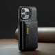 thumbnail image 3 of Funda de teléfono de cuero para iPhone 15, 14, 13, 12, 11 Pro Max, billetera de lujo, montaje en coche, carga inalámbrica supermagnética, 3 of 5