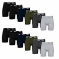 thumbnail image 1 of Boxer Deportivo Wilson para Hombre Rib Multicolor, 12 Piezas, Talla M, 1 of 4